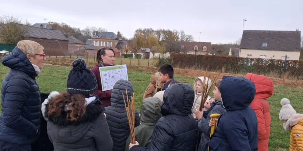 Animation avec l'école de Saint-Léger-en-Bray
