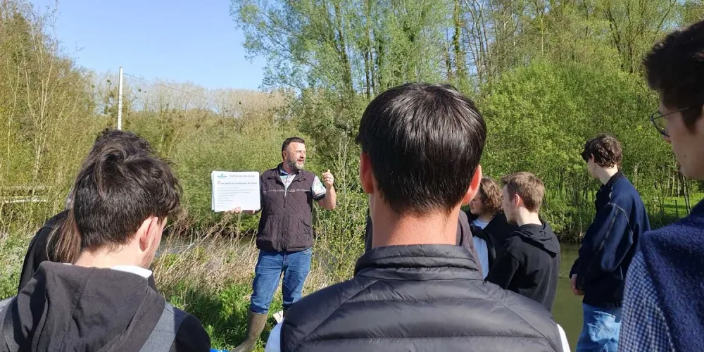 Animation avec les classes de BTS GEMEAU de LEGTA du PARACLET