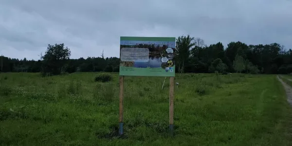 visuel Installation de panneaux pédagogiques en zones humides