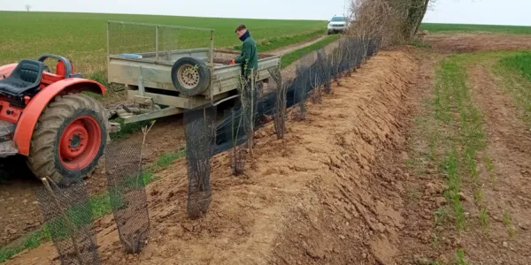 visuel Travaux de réduction de l'érosion par ruissellement sur la commune d'Escames
