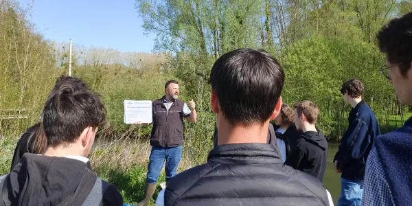 visuel Animation avec les classes de BTS GEMEAU de LEGTA du PARACLET