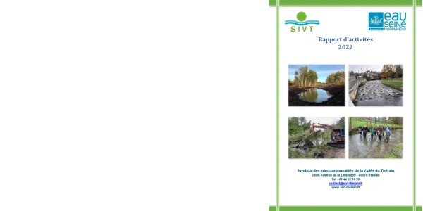 visuel Rapport d'activités 2022