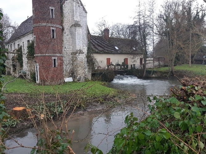 Le Thérain au Moulin de la Mie au roy